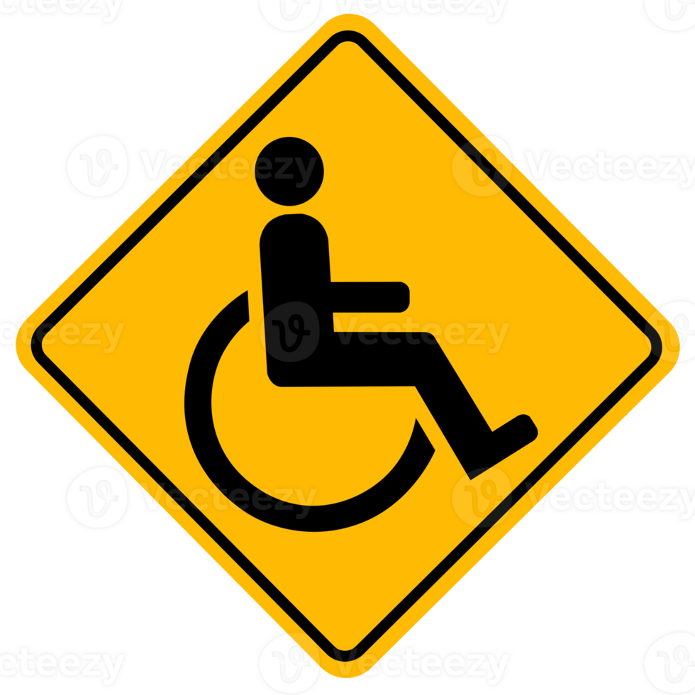 Wheelchair Peasants Warning png