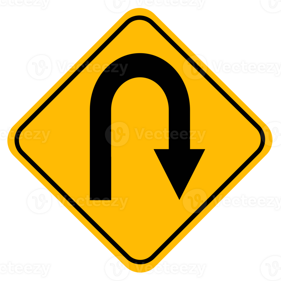 Reverse Turn Flat png