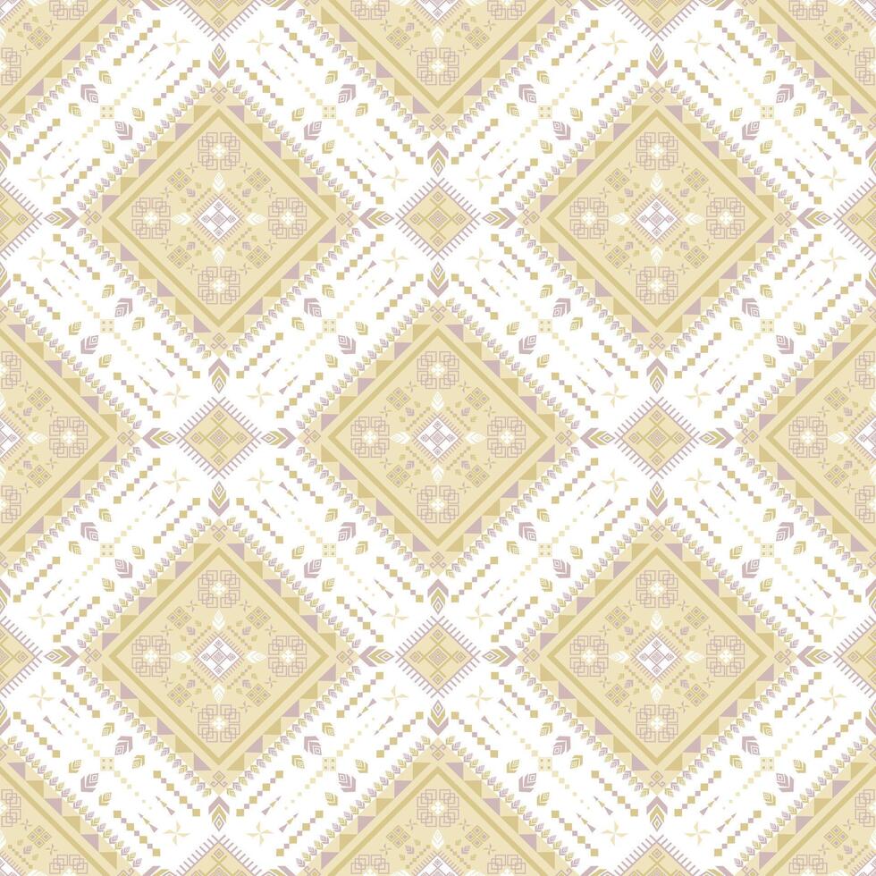 seamless light orange geometric pattern vector
