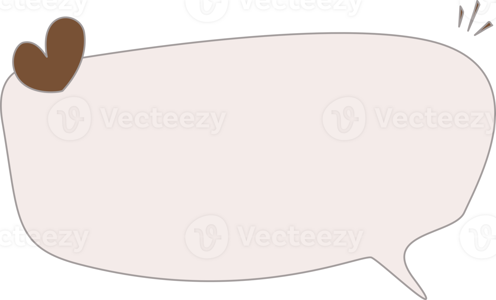 Pink Speech Bubble Dialog Box png