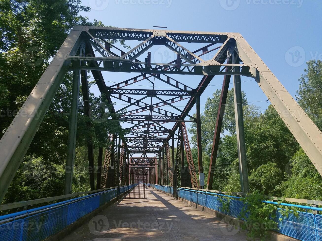Old Chain of Rocks Bridge between Illinois and Missouri, Historic Route 66 photo