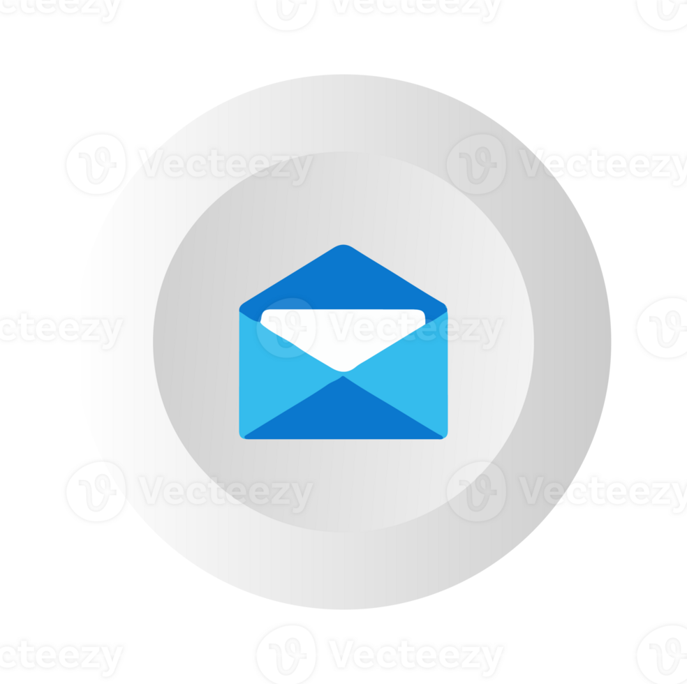 Email icon blue png