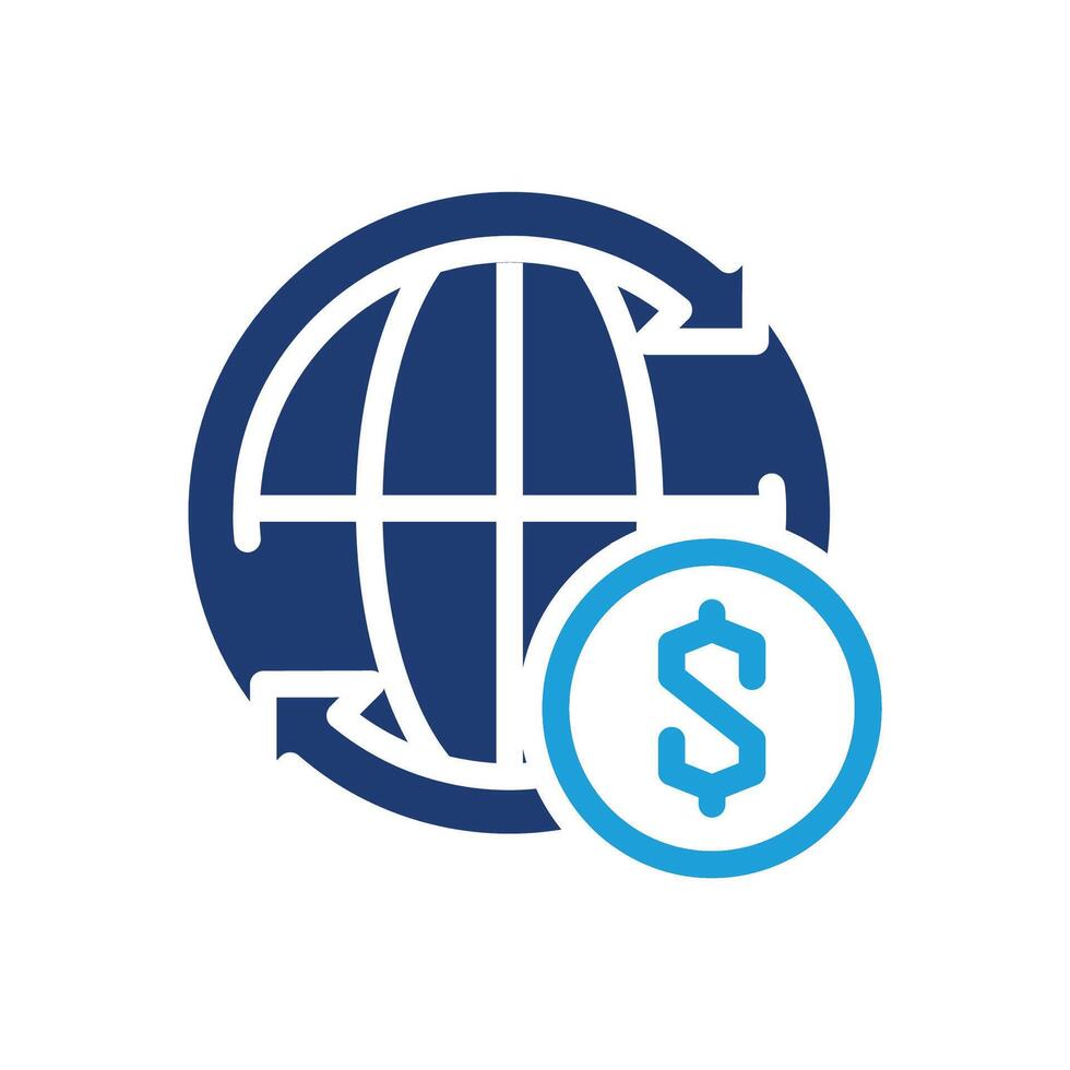 global economy colored icon design good for web or mobile app vector