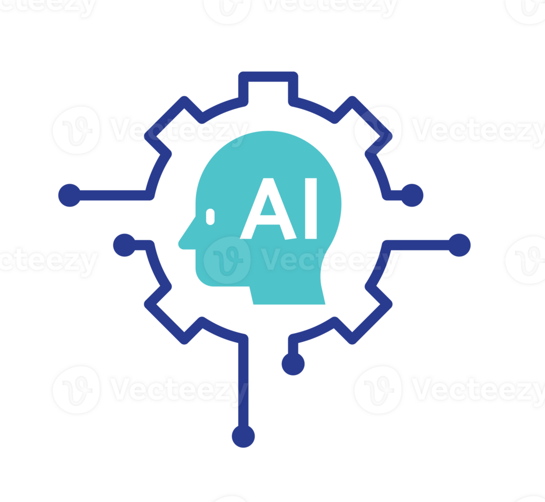 Artificial Intelligence ChipIc on png