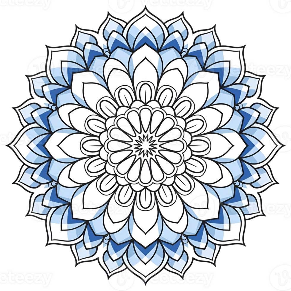A Mandalas geometric pattern png