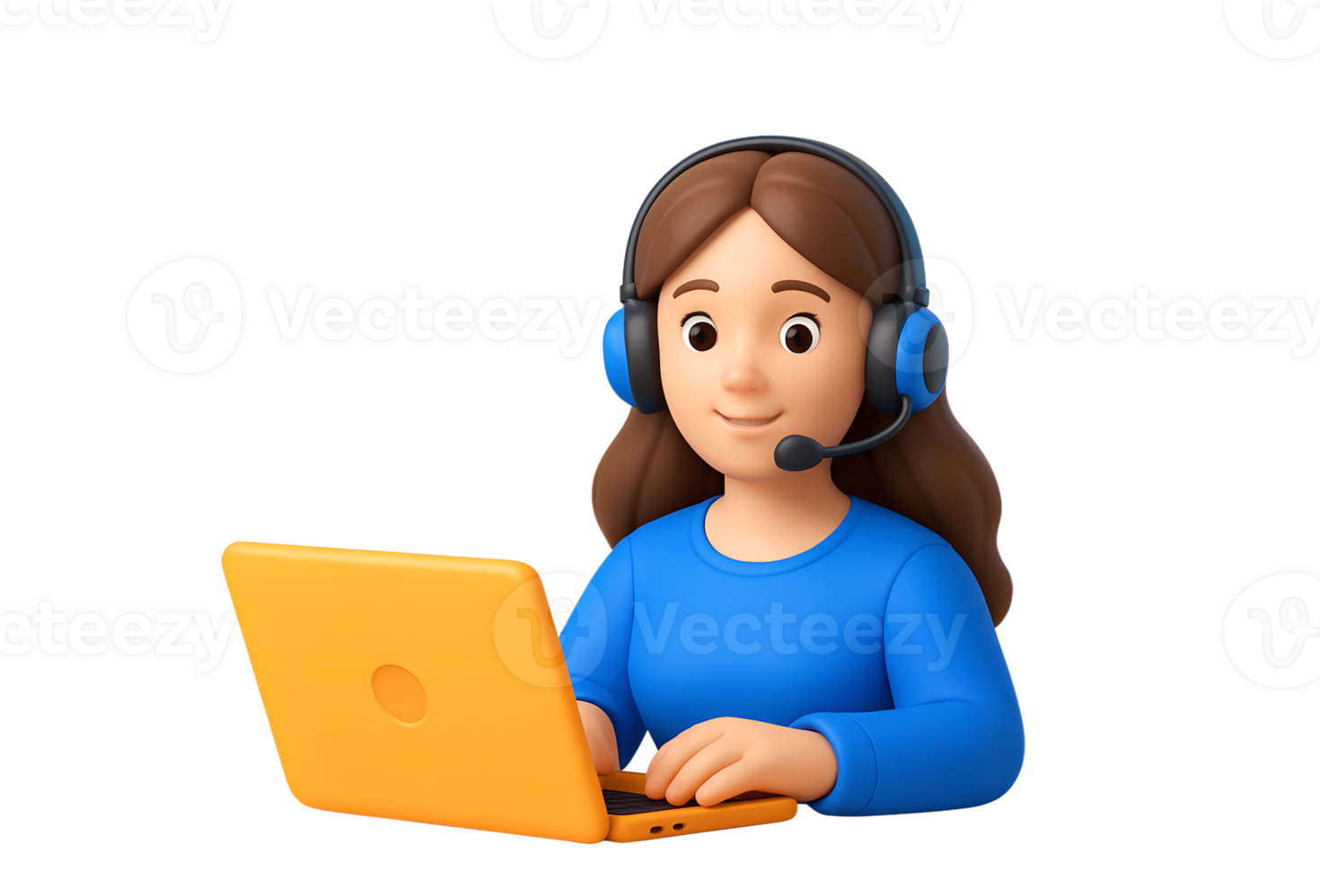 Customer service agent icon png