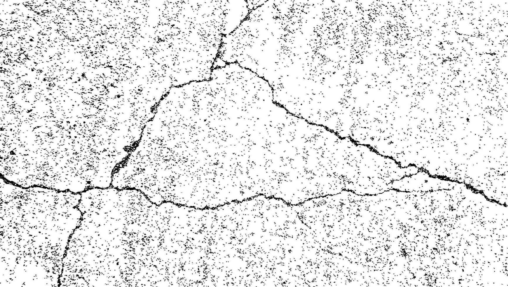 crack texture, grunge texture, distress background, rough texture, dirty texture, cracked wall concrete of black and white for background. vector