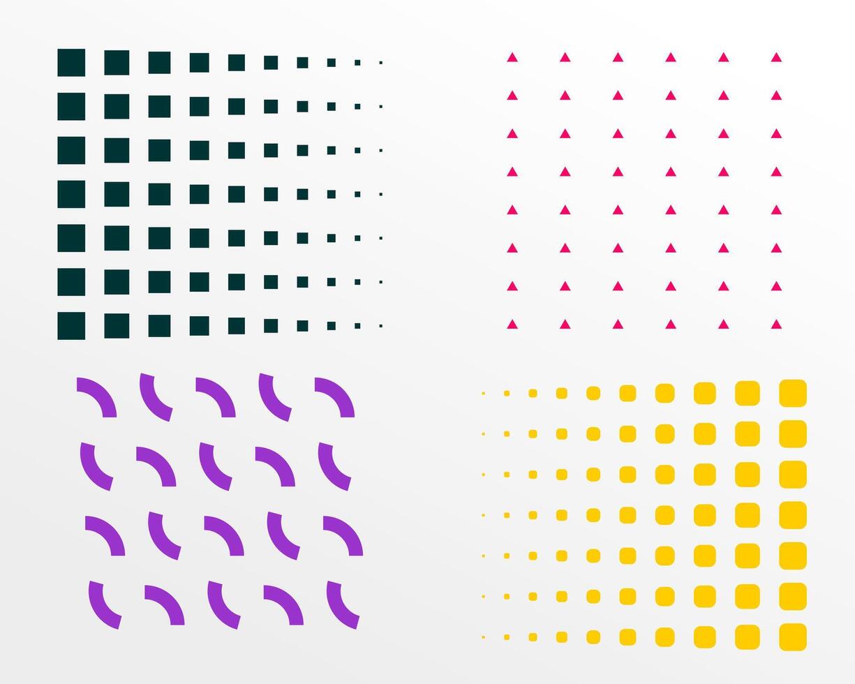 halftone, abstract dot ornament for background or poster, illustration gradient vector
