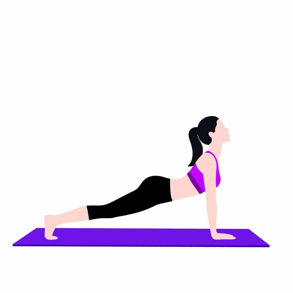 Top Yoga Poses for Flexibility and Strength vector