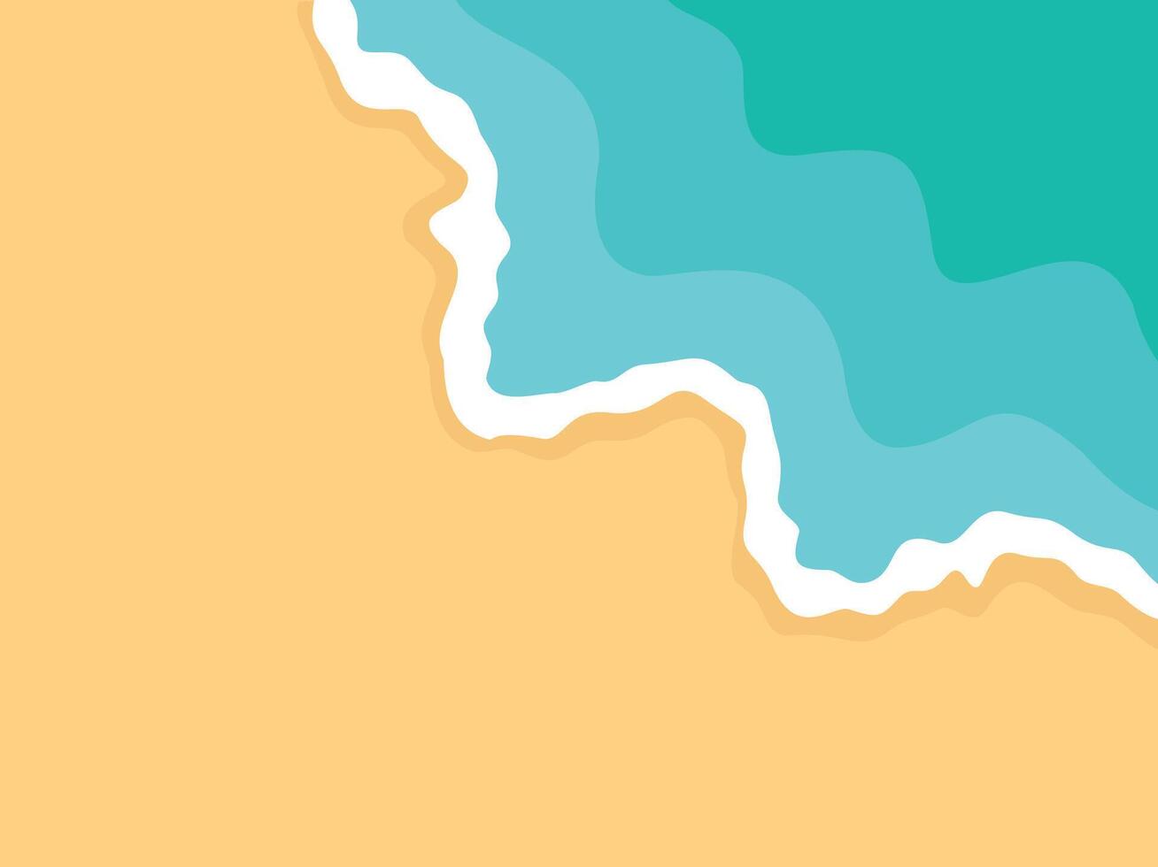 Summer Beach Background vector