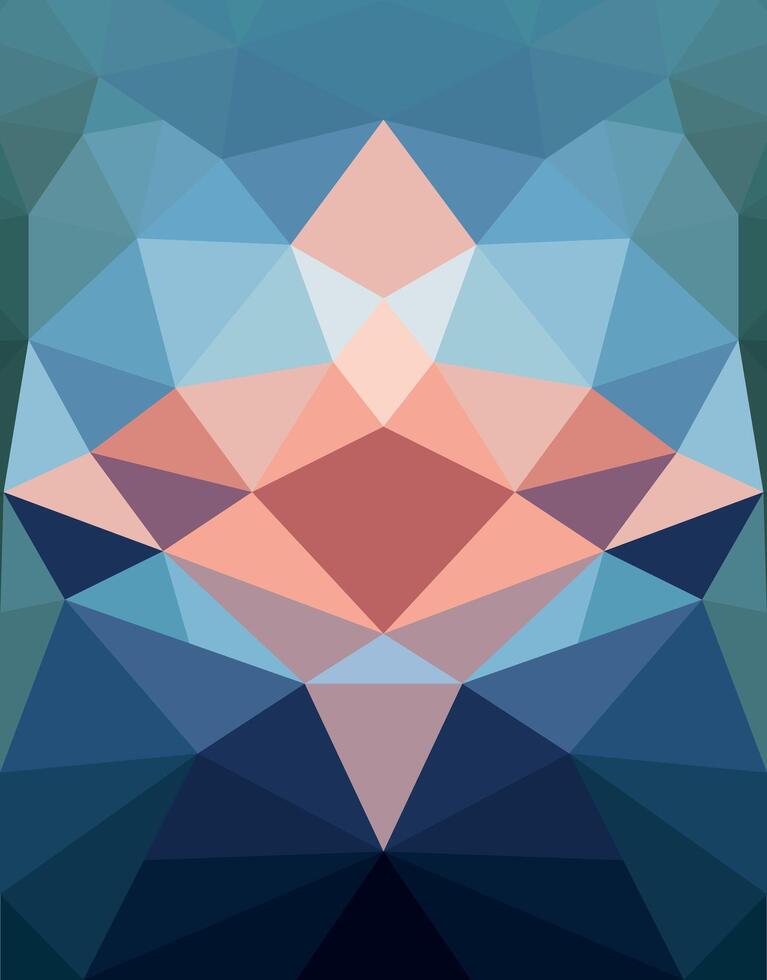 Colorful geometric abstract design vector