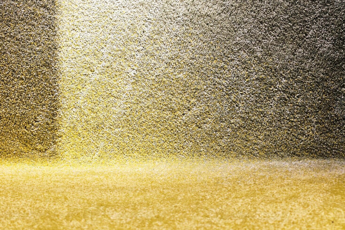 Abstract Golden Carpet Background with Shimmering Light Effect photo