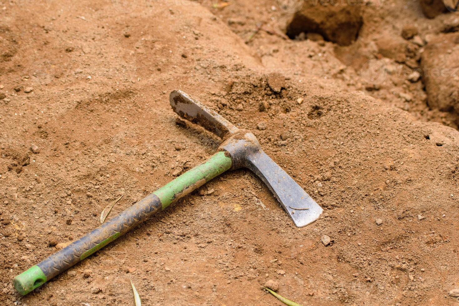 Geology and Archaeology Research with a Pick Tool photo