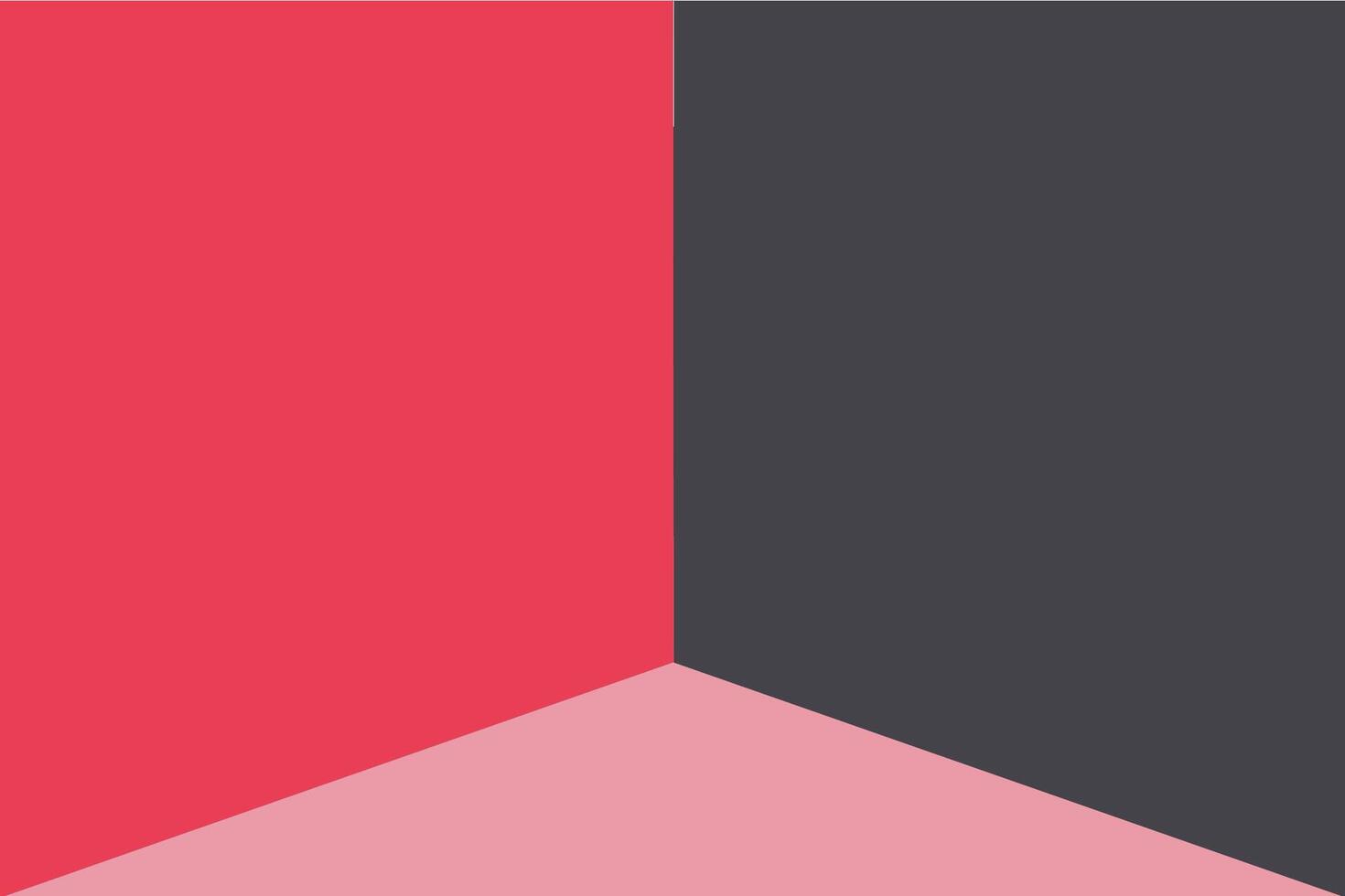 A red and black background with a white square vector