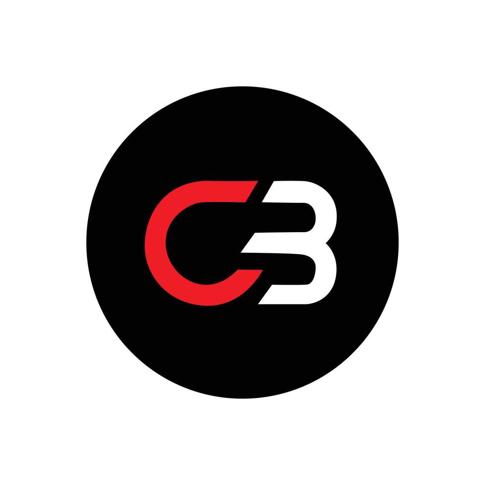 CB letter logo design vector