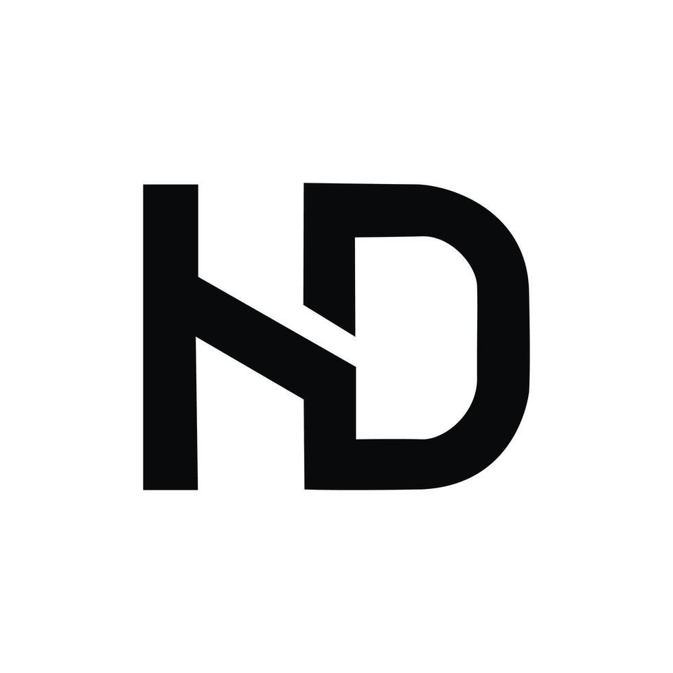 Creative modern letter HD design vector