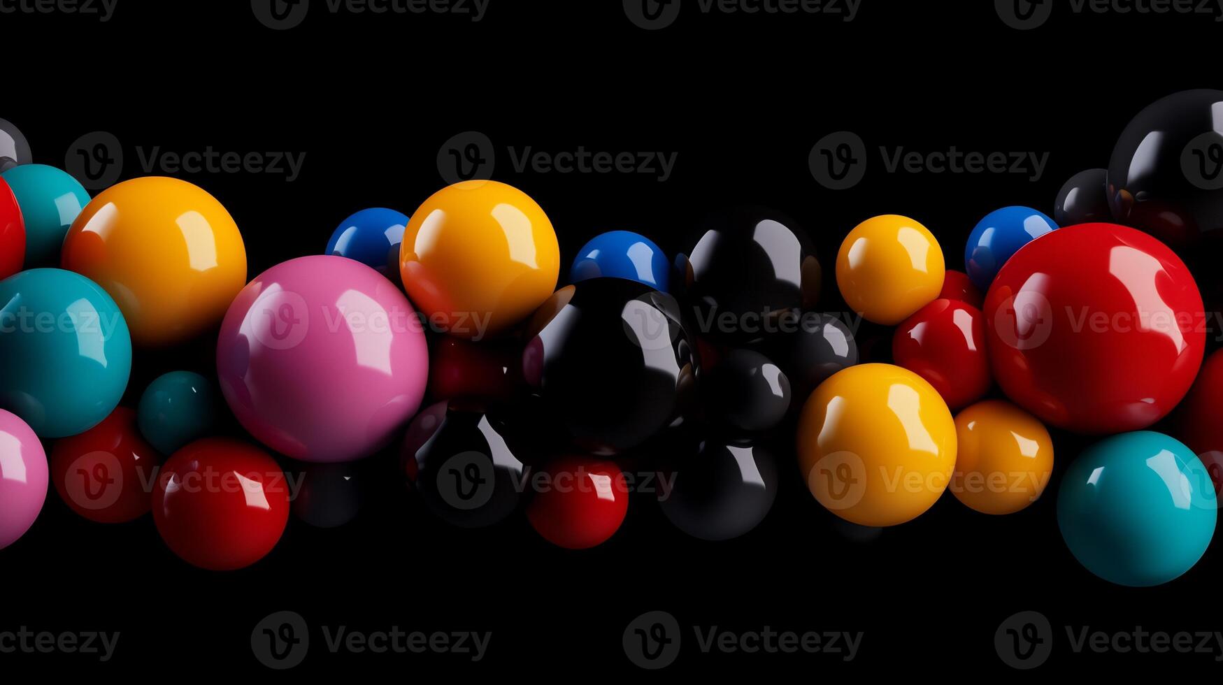 Vibrant Microscopic Particles Showcasing Surface Details photo