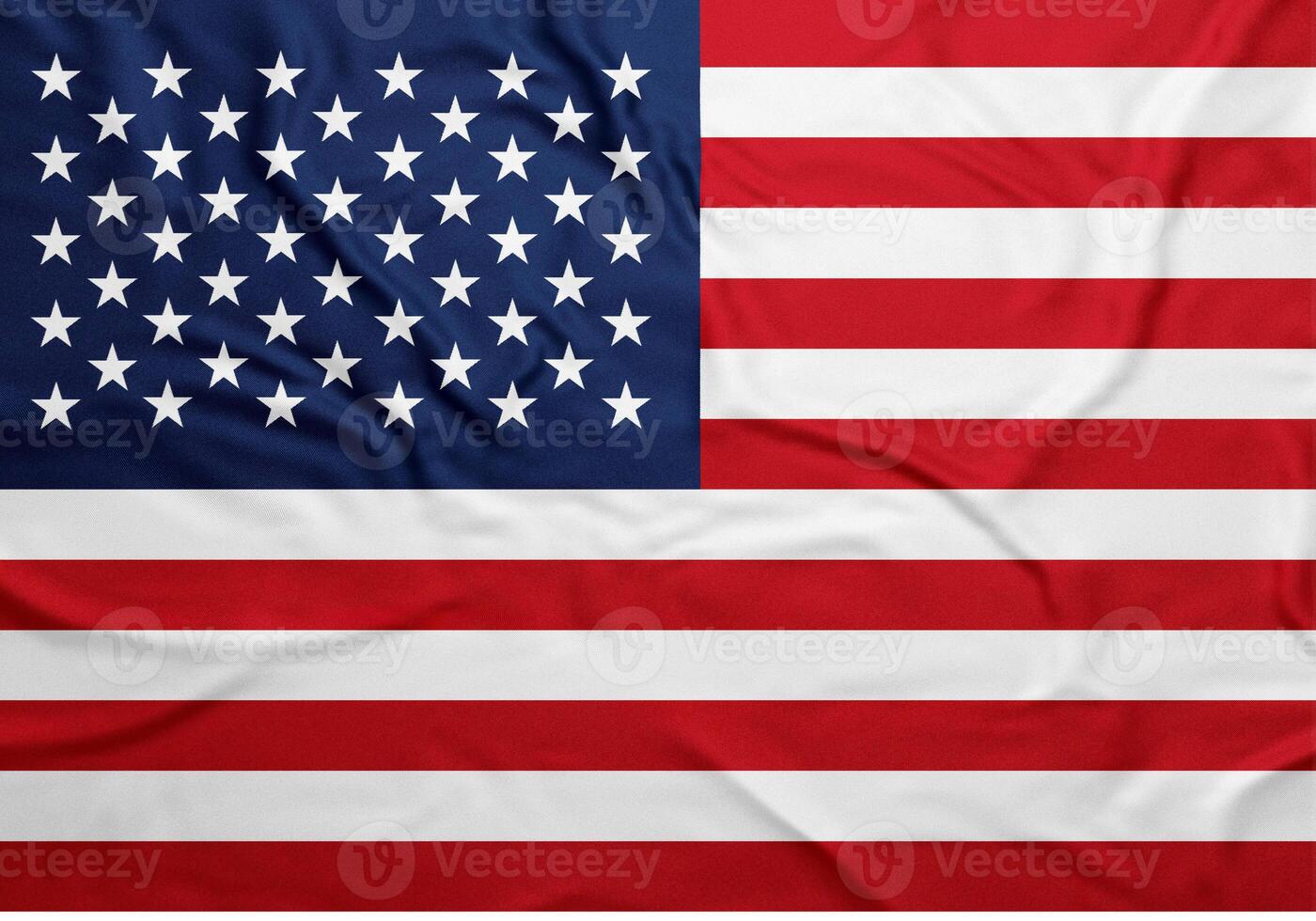 American flag waving a symbol of freedom stars and on transparent background photo
