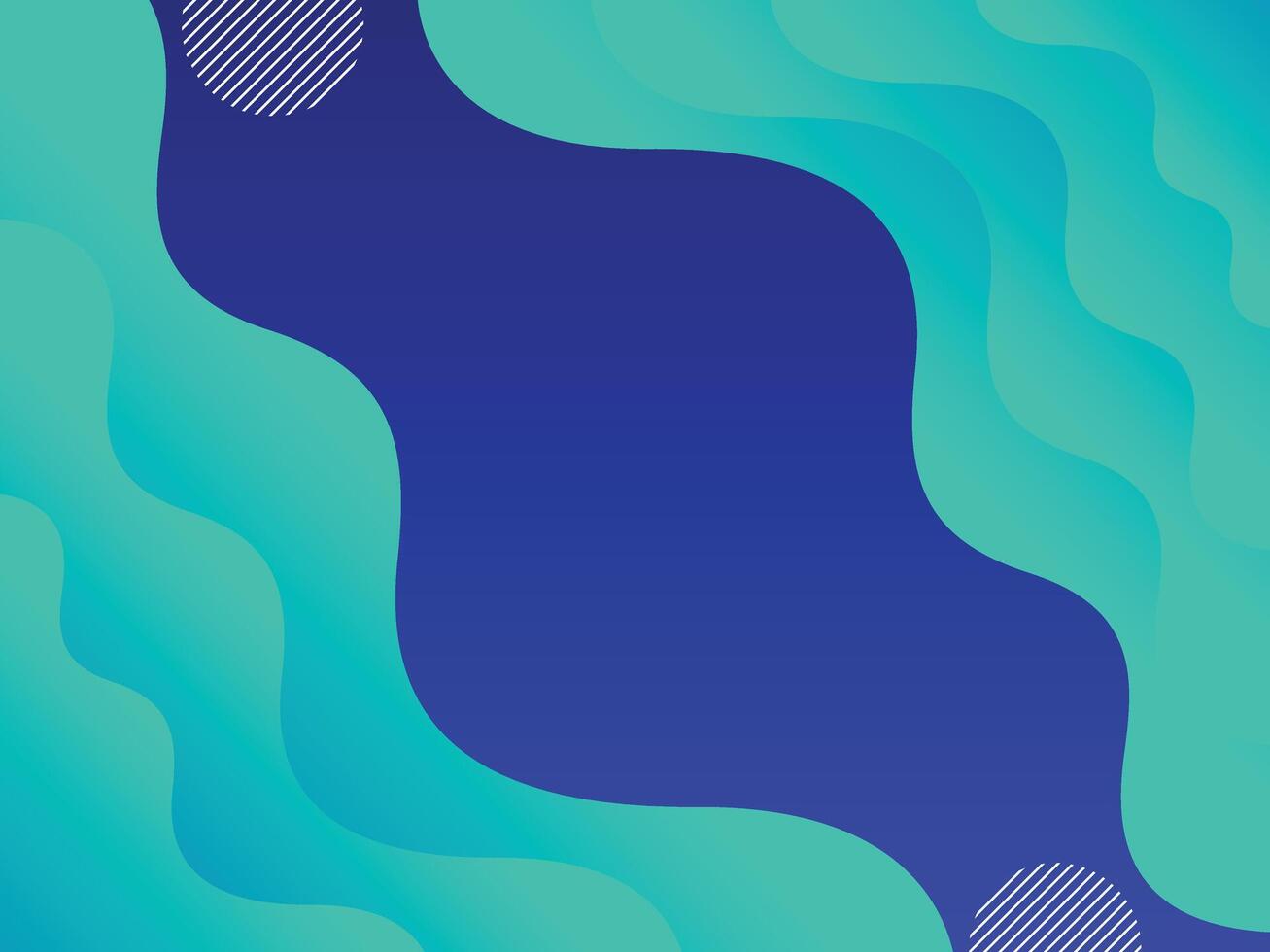 Gradient sky blue liquid abstract wave background Modern wallpaper design for presentation, home decoration. website and banner. vector