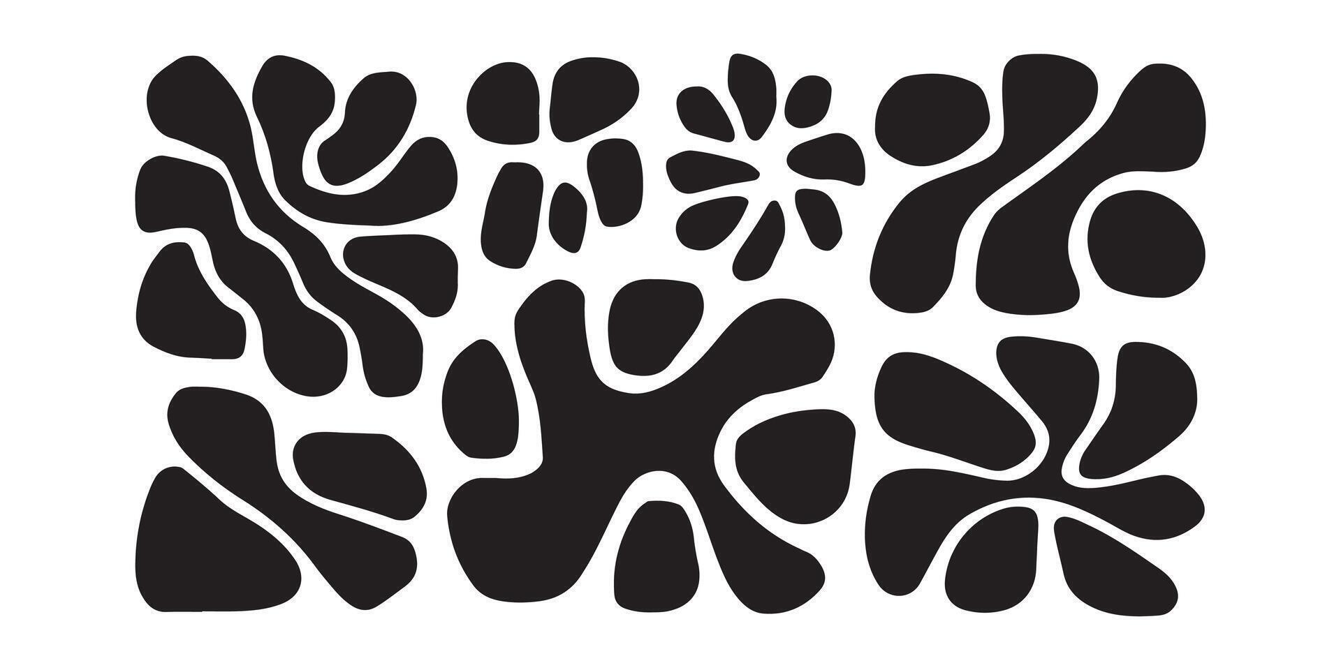 Organic Abstract Shapes for Nature and Creative Concepts vector