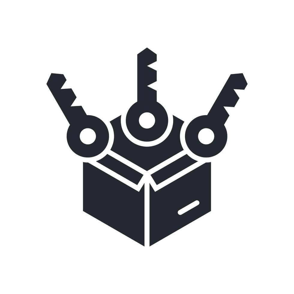 Opportunity Icon Glyph Style. Relevant To Product Management vector