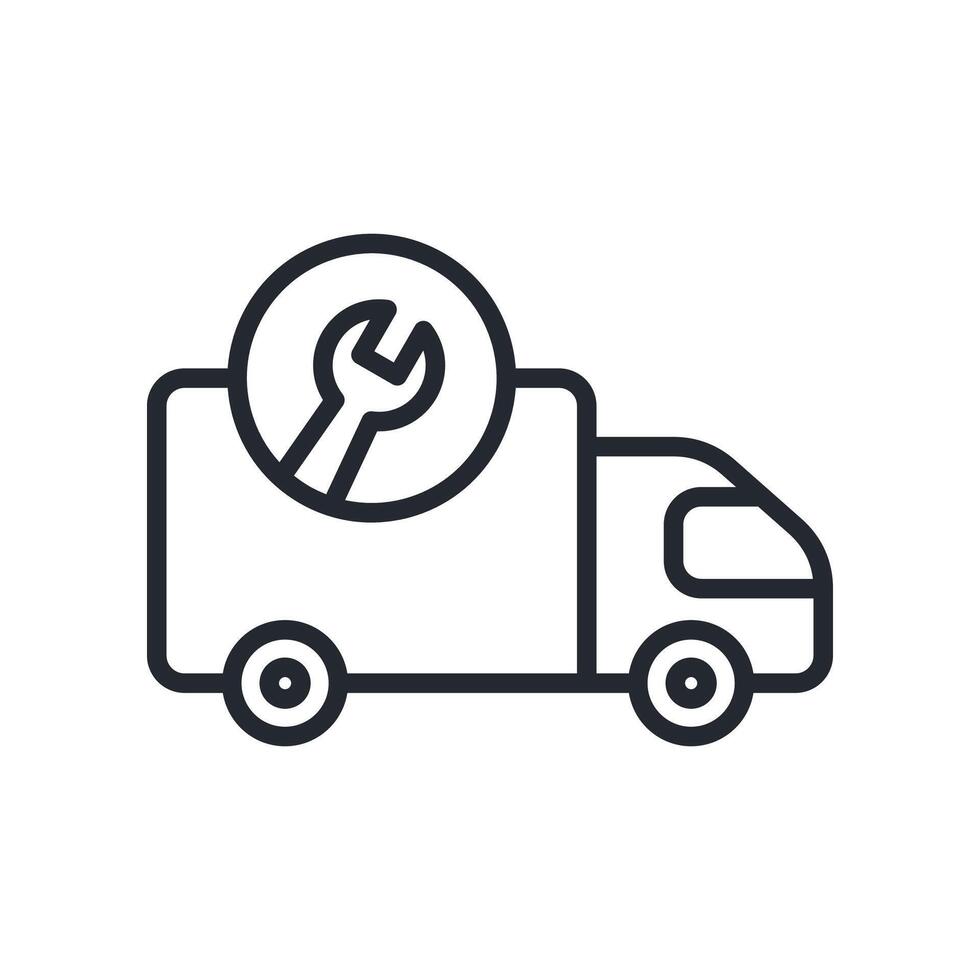 Support Service Icon Outline Style. Relevant To Tech Support vector