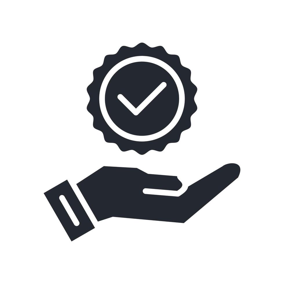 Integrity Icon Glyph Style. Relevant To Business Development vector