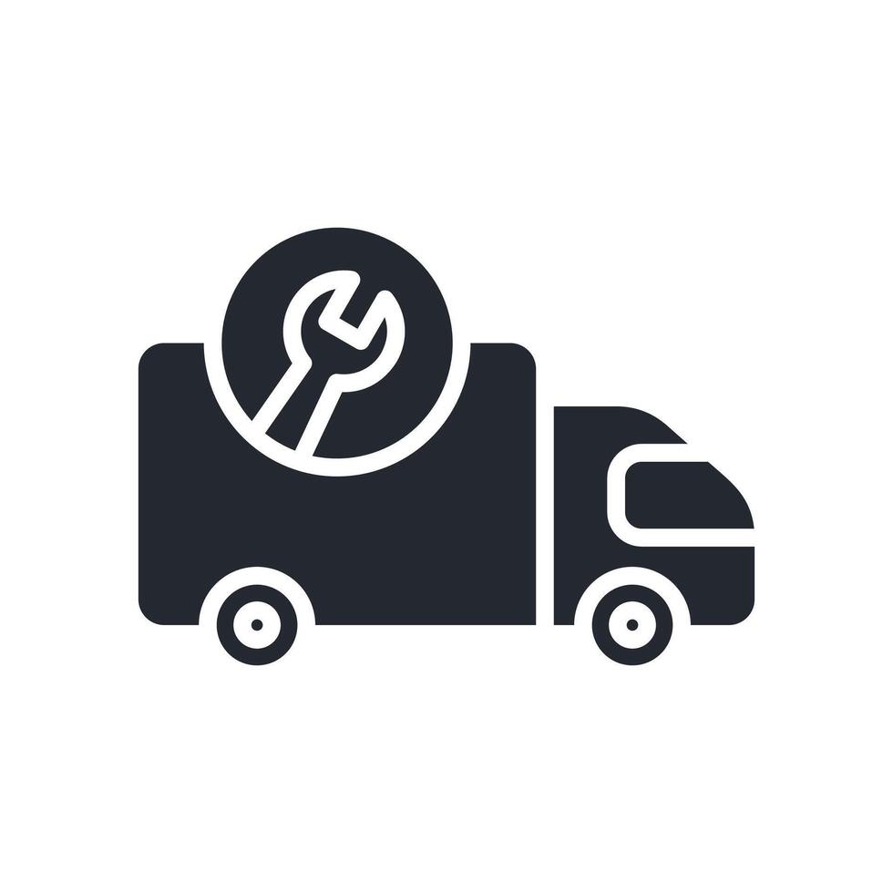 Support Service Icon Glyph Style. Relevant To Tech Support vector