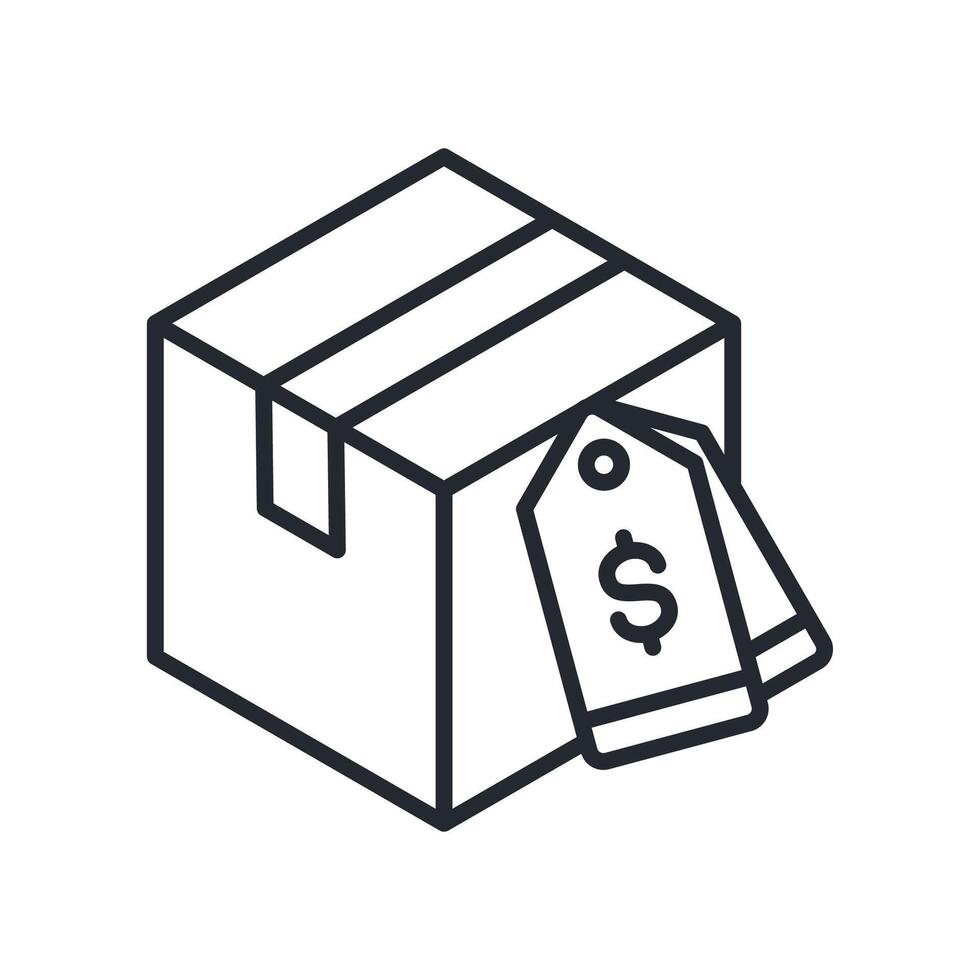 Sales Icon Outline Style. Relevant To Product Management vector