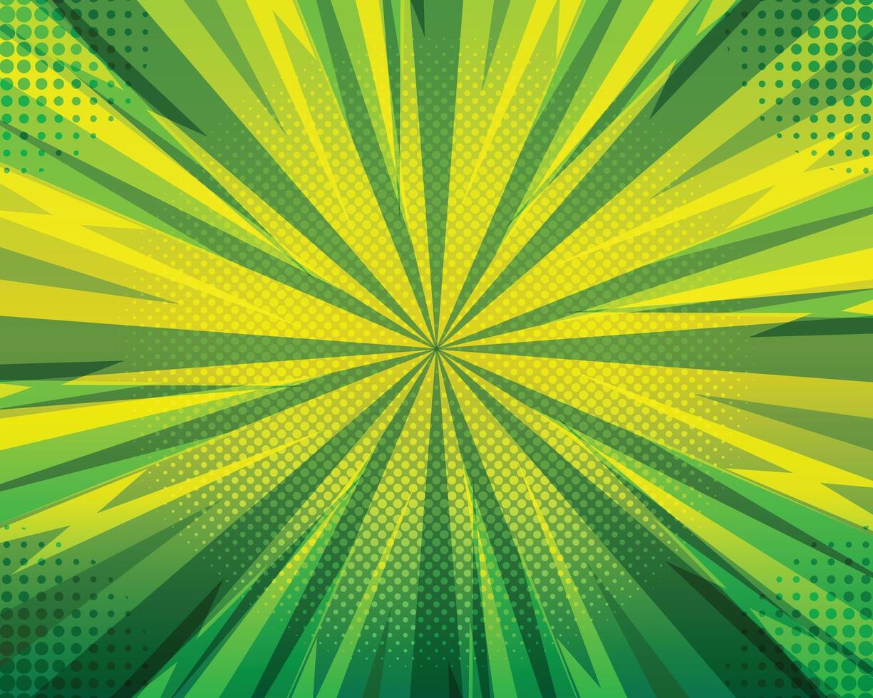 Green and yellow abstract background design vector