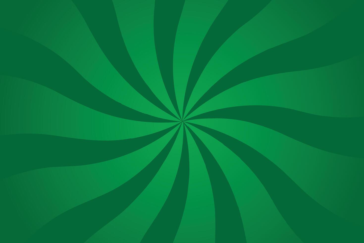 Green abstract spiral background vector