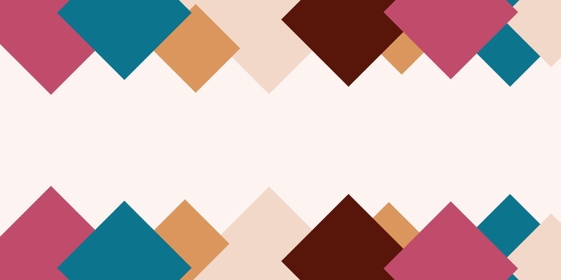Abstract background with horizontal geometric pattern. vector