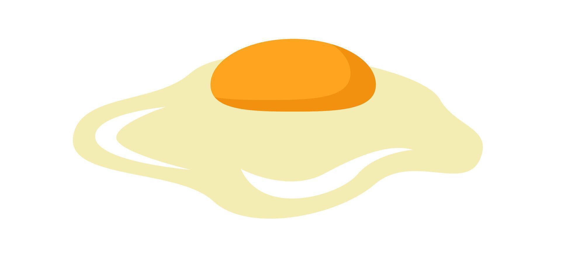 Egg flat icon Allergen food vector