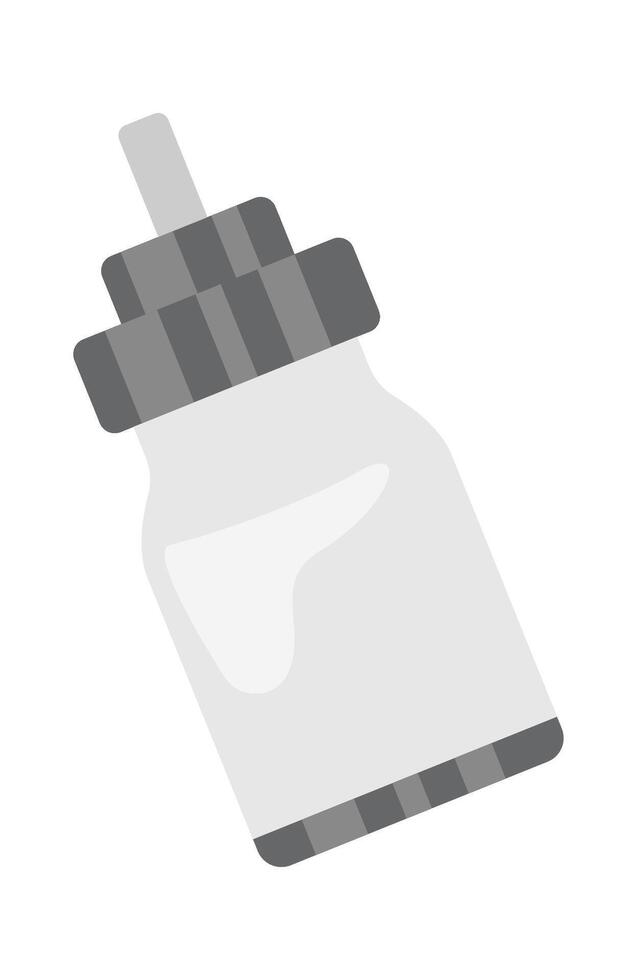 Spare parts for inhalers flat icon vector