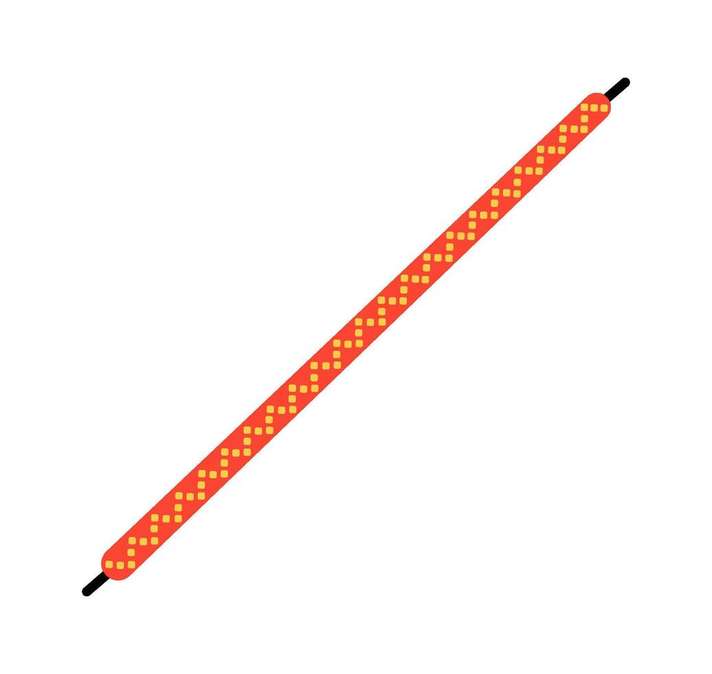 Flat Illustration Hand Drawn Icon Shoelaces for fastening shoes flat icon vector