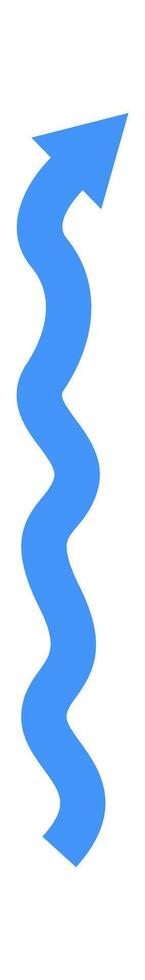 Flat Illustration Cartoon colorful arrow flat icon Line points in particular direction vector