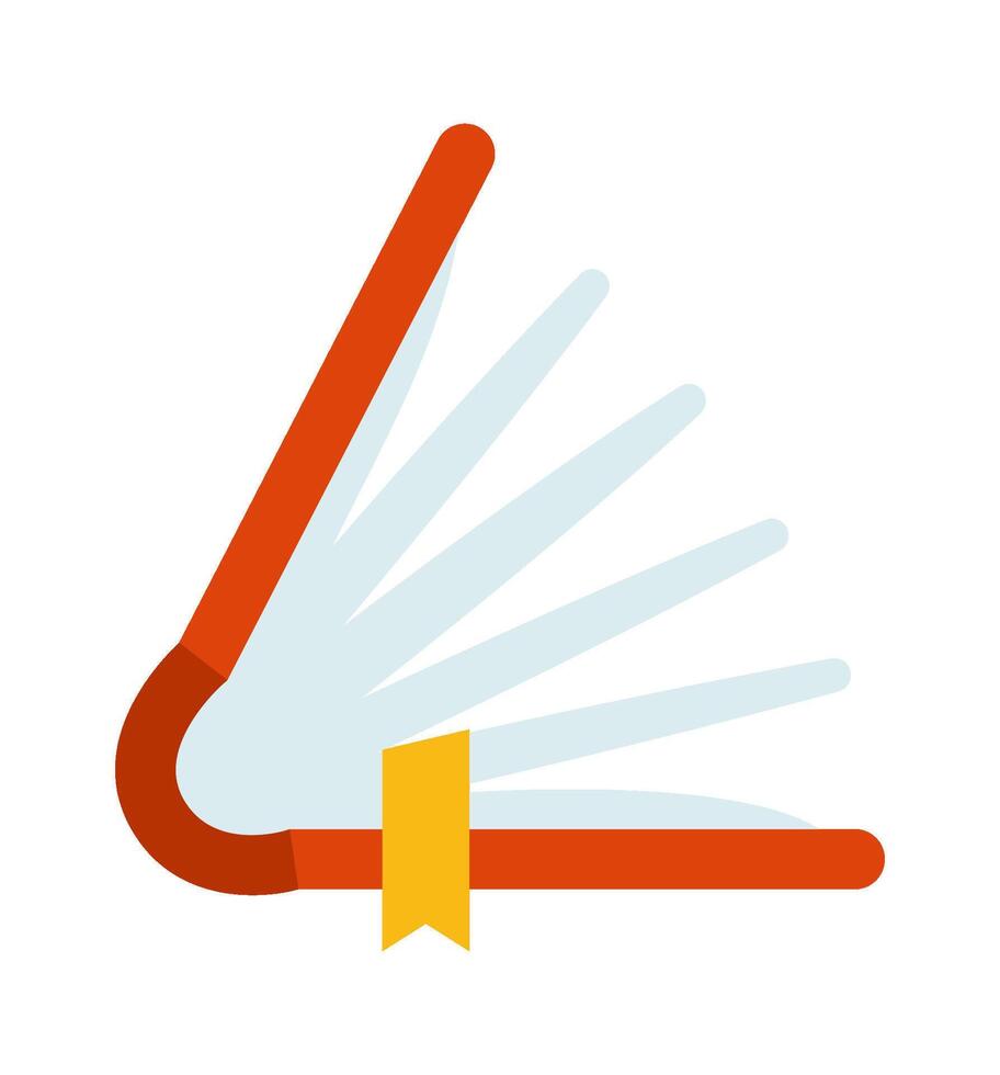 Open book flat icon Reading literature vector
