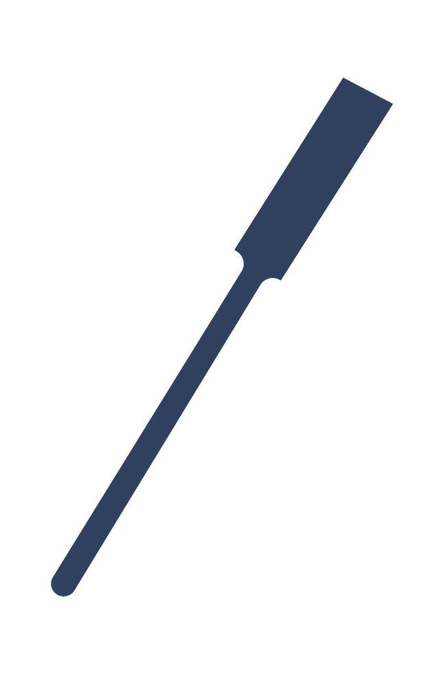 Plastic tool for play with plasticine flat icon vector