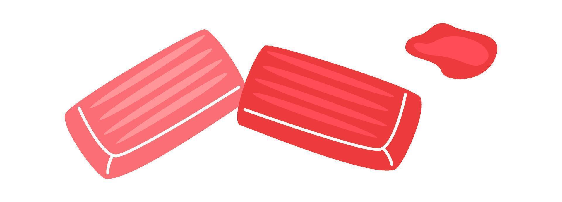 Colorful plasticine flat icon Craft hobby vector