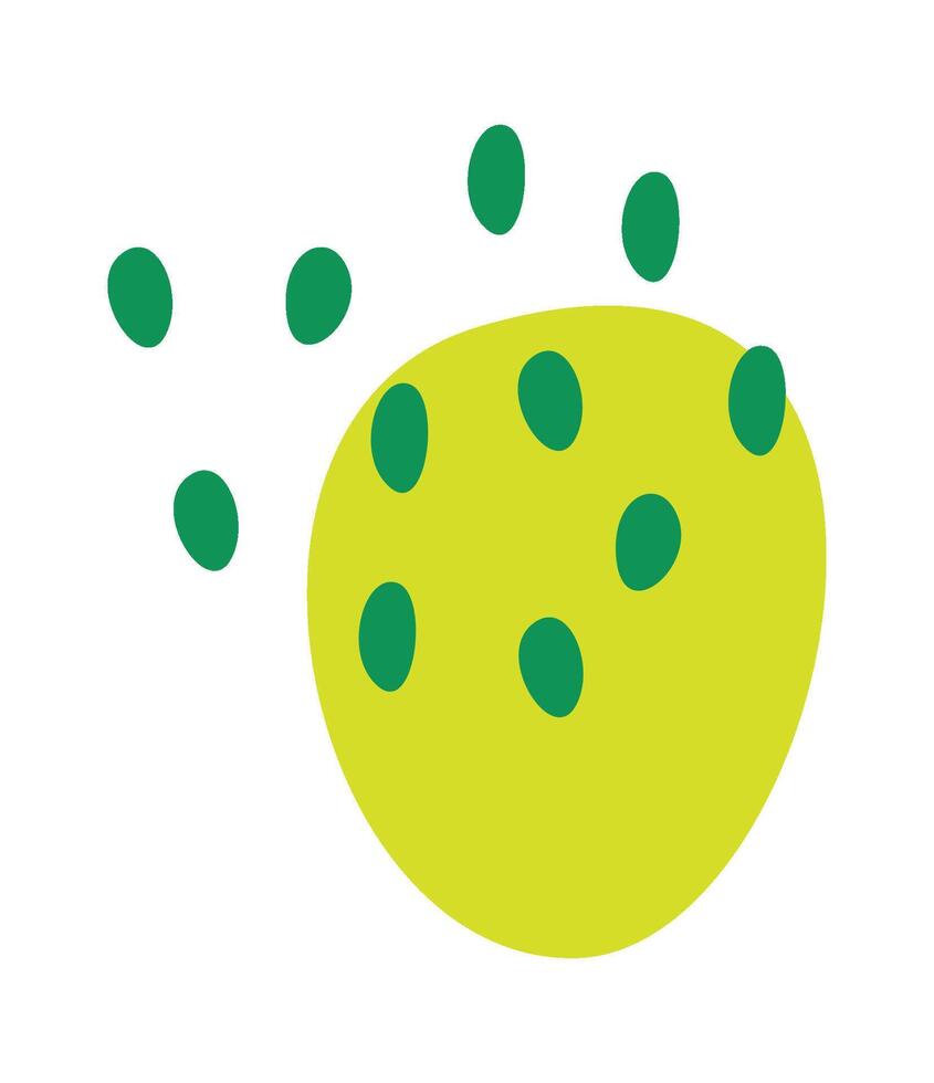 Hand drawn abstract spots flat icon Illustration vector