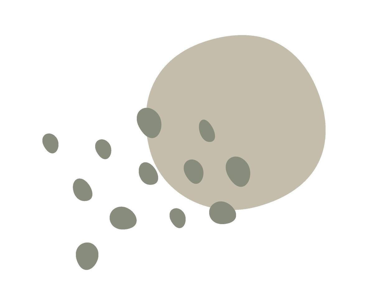 Abstract colored spot background element vector