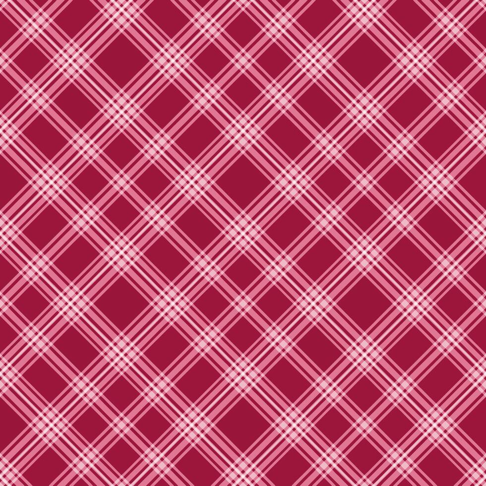 red plaid pattern vector