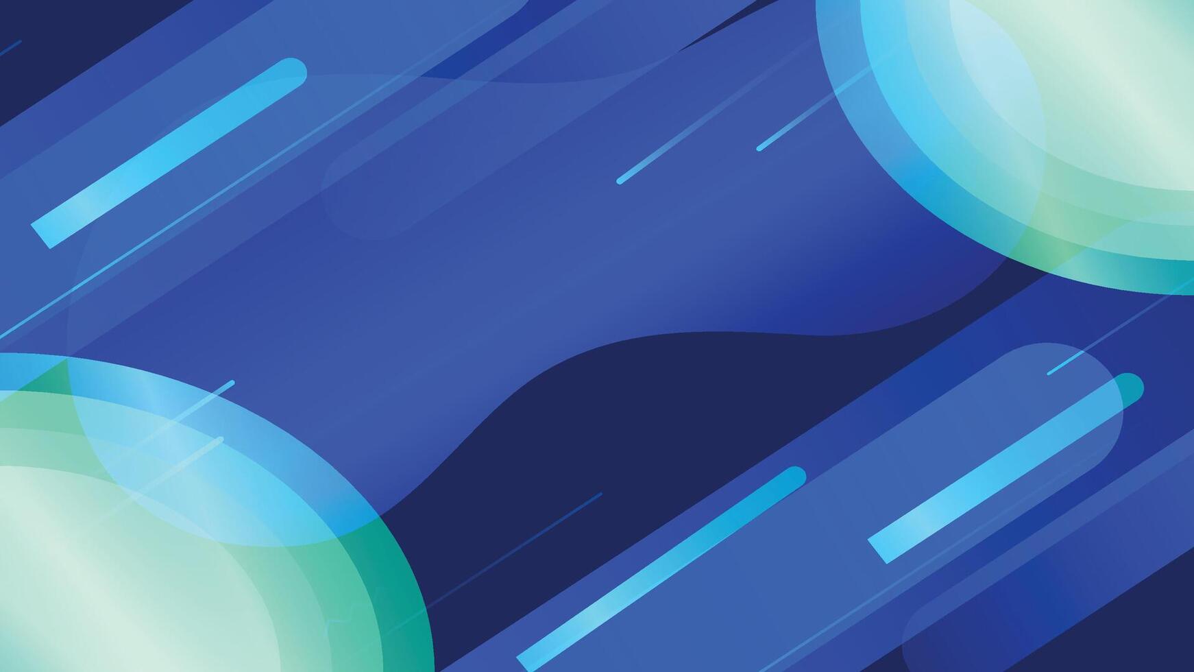 abstract background with blue and green circles vector