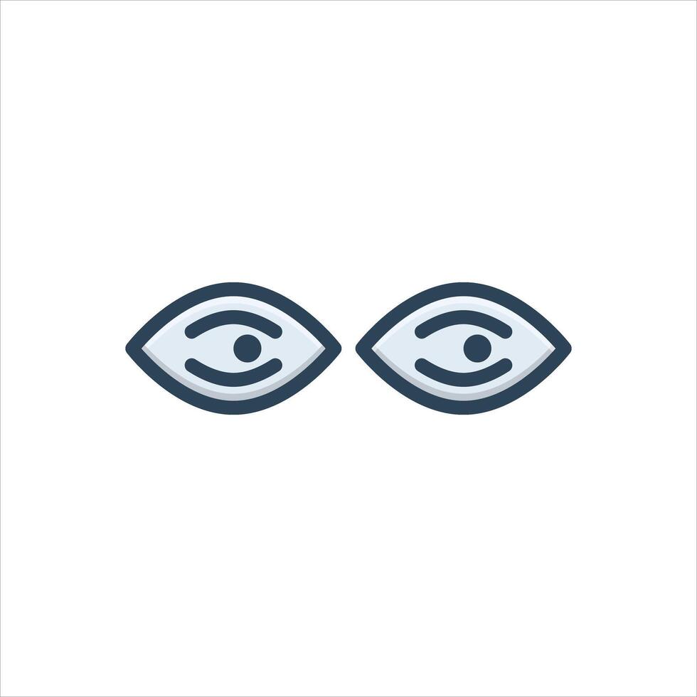 Color icon side-view vector