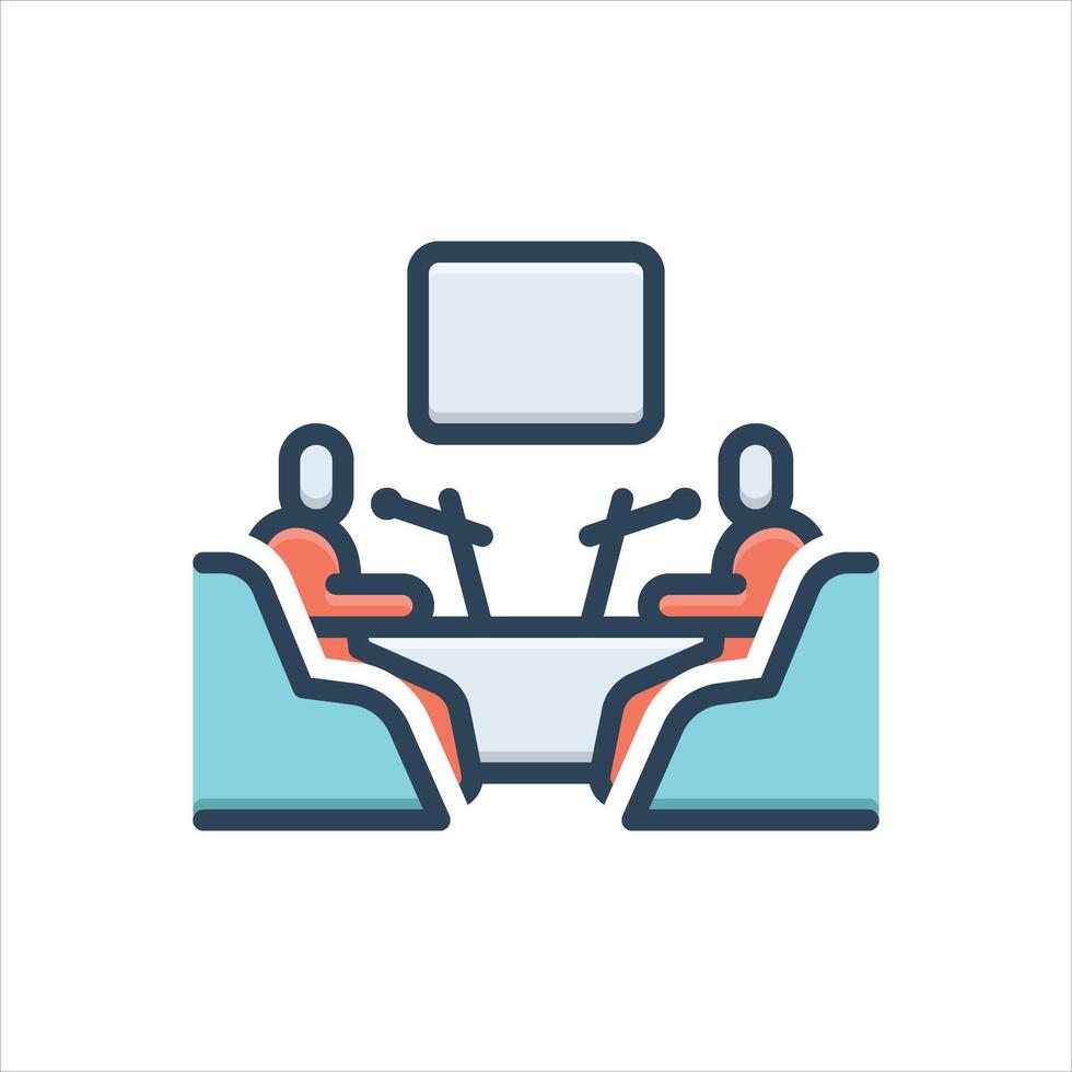 Color icon podcasting vector