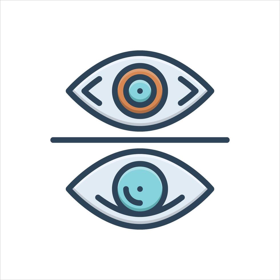 Color icon compare vector