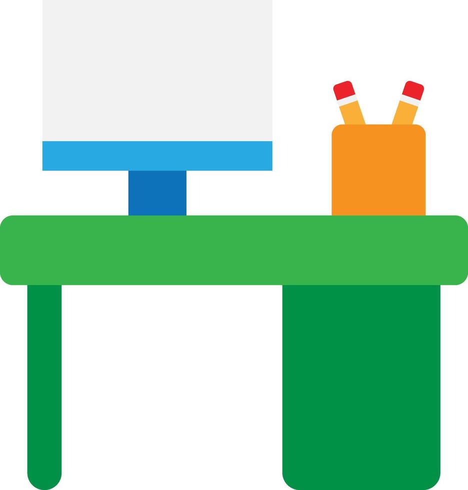 Desk Office Table Study vector