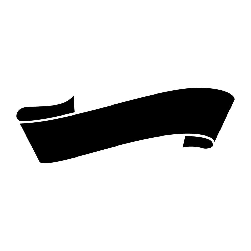 Ribbon banner isolated on white background. Illustration. Banner symbol. Design for web. vector