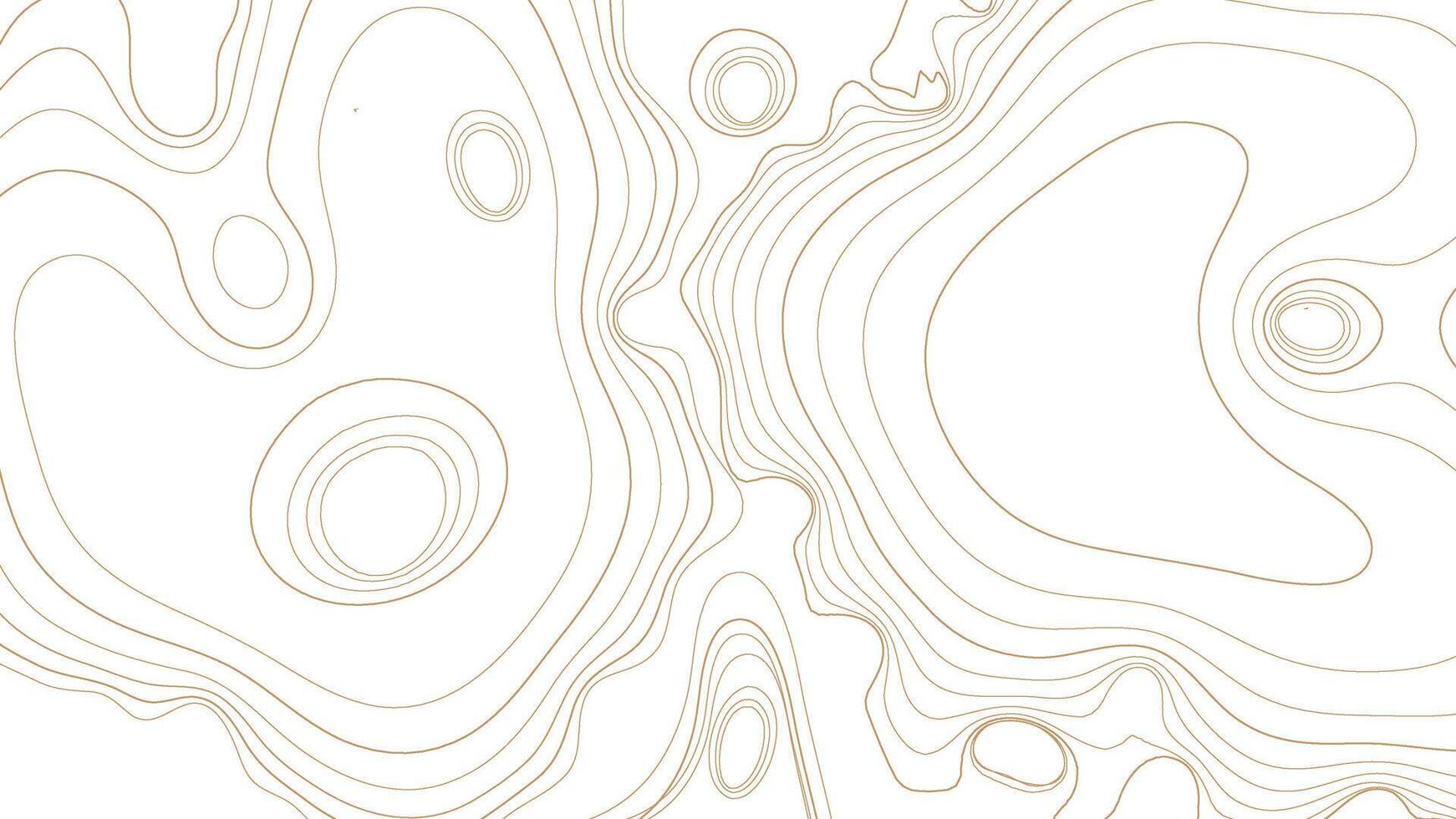 Beige Abstract Topographic Contour Pattern Background vector