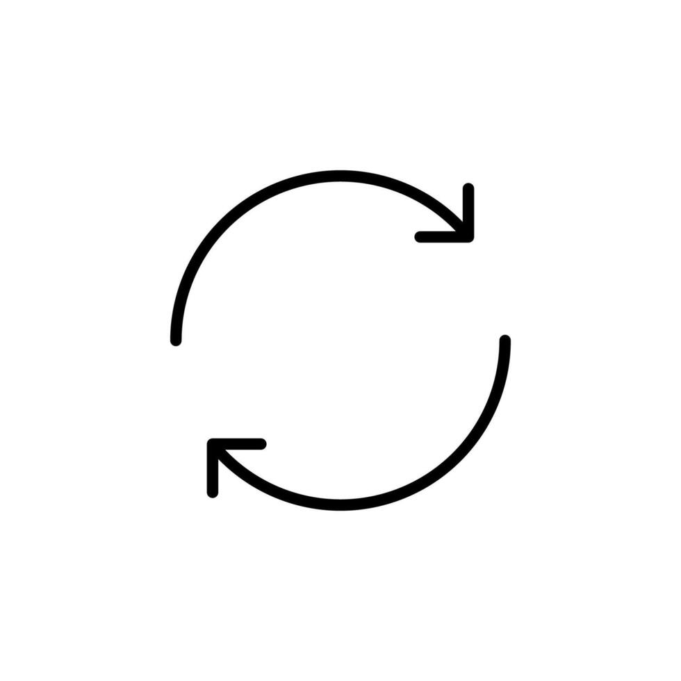 Rotate icon. Refresh icon. vector